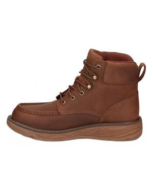 Justin Rush Lace Boot - Brown
