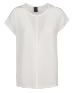 Pinko Blossom Smooth Silk Blouse - White