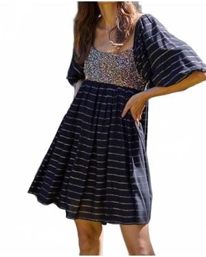 By Together Nora Mini Dress - Blue