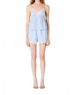 Nia Kendra Sleeveless Top - Blue