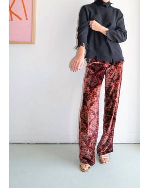 Siyu Boecio Velvet Pants - White
