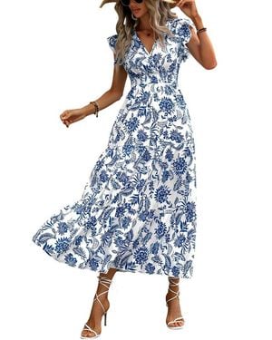 CAMILA BLANCO Mini Dress - Blue