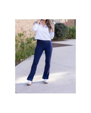 Julia Rose Niko Flare Leggings - Green