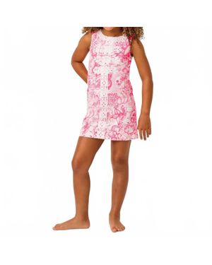Lilly Pulitzer Girls Mini Wister Dress - Pink