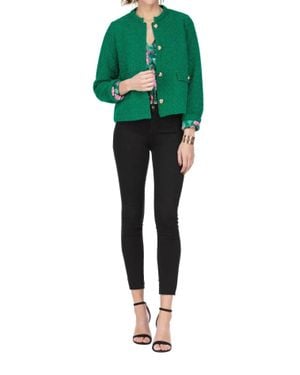 Jade Melody Tam Audrey Classic Sparkle Jacket - Green