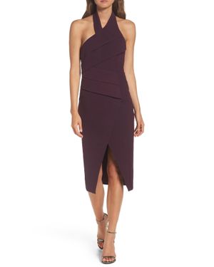 C/meo Collective Halter Neck Midi Dress - Red
