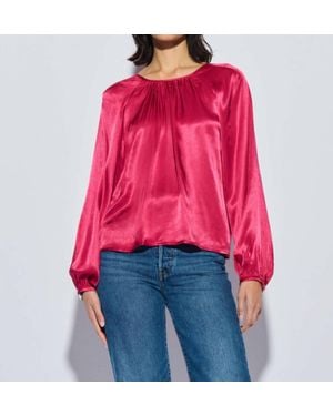 Nation Ltd Eveline Raglan Top - Red