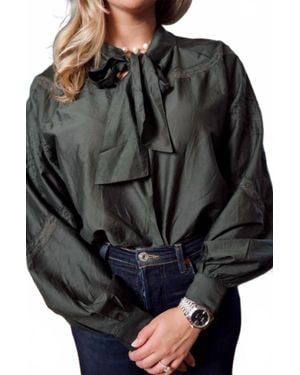 Sundays Chelsea Long Sleeve Blouse - Black