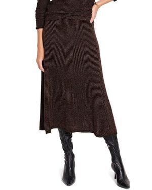 NIC+ZOE Pixel Knit Skirt - Black