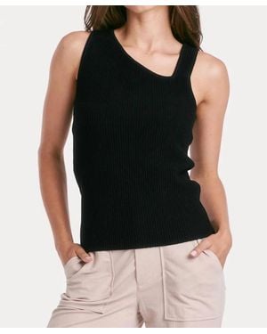 Another Love Charlie Cut Out Rib Tank - Black