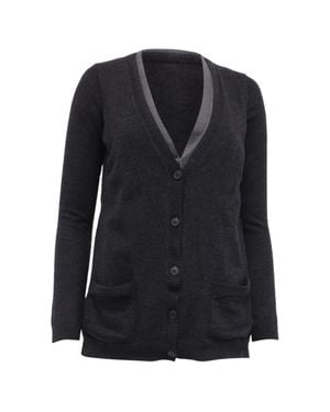 Theory V-Neck Cardigan - Black