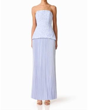 Elliatt Lacy Strapless Gown - Purple