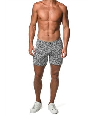 s t e e l e. 1977 Stretch Knit Short - Blue