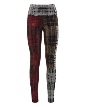 Philipp Plein Leggings Tartan - Multicolor