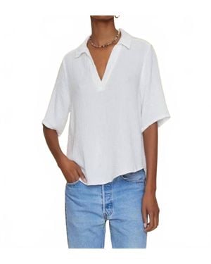 Xirena Ryder Popover Top - White
