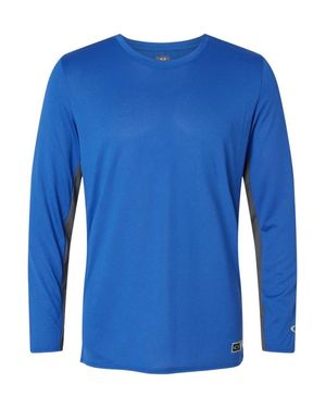 Oakley Team Issue Hydrolix Long Sleeve T-Shirt - Blue