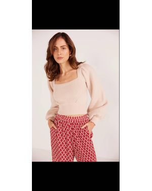 MINKPINK Callie Knit Top - Black