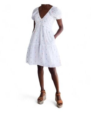 Never A Wallflower Coco India Medallion Dress - White