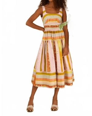 Hunter Bell Mara Midi Dress - Orange