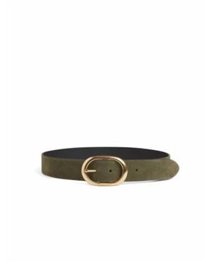 FAVORITE DAUGHTER The Suede Jean Belt - Green