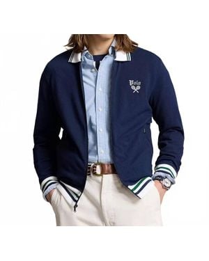 Polo Ralph Lauren Collared Full Zip Jacket - Blue