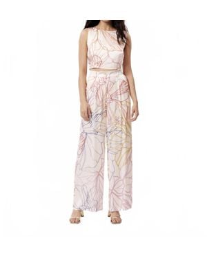 FRNCH Pastel Sketch Lola Top - Pink