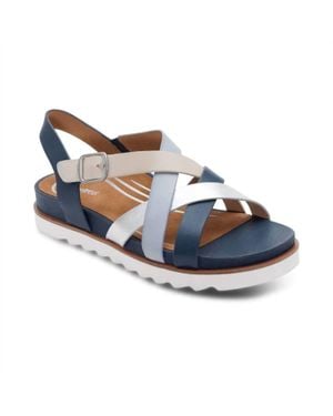 Aetrex Carmen Sandal - Blue