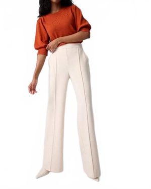 Iris Setlakwe Wide Leg Pintuck Pant - White