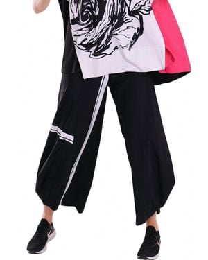 Alembika Tekbika Stripe Punto Pants - Black