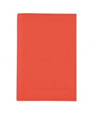 Longchamp Le Foulonné Passport Cover - Red