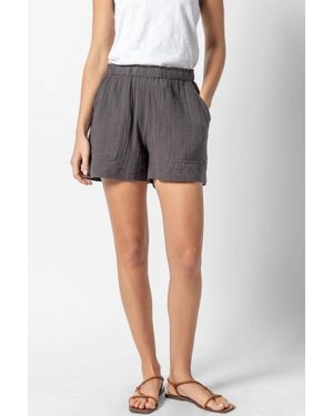 Lilla P Organic Cotton Bermuda Shorts - Gray