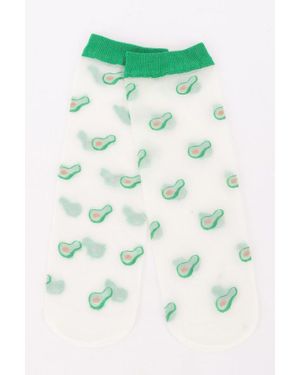 TRUEDAMES Cotton Stretch Socks - Green
