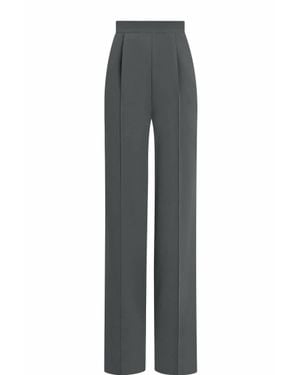 Edeline Lee Lowell Wide Leg Trouser - Gray