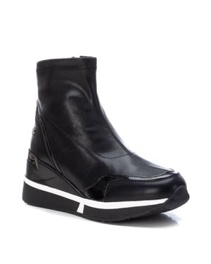 Xti Wedge Sport Booties By - Black