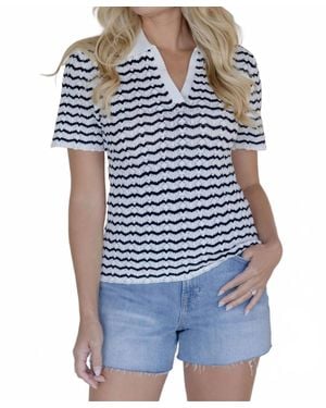 Velvet Heart Lucy Short Sleeve Top - Blue