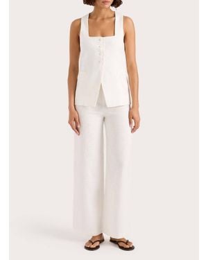 Faithfull the Brand Jackie Linen Vest - White