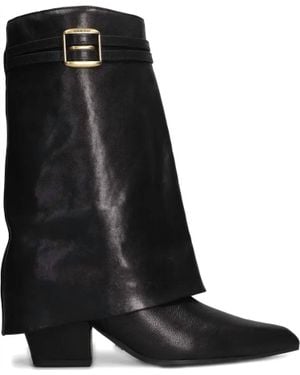 Bibi Lou Yuna Leather Boots - Black