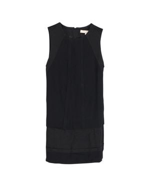 Vanessa Bruno Patchwork Sleeveless Dress - Black