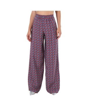 Giuliva Heritage Amanda Wide Leg Pants, Brand Size 36 (us Size ) - Purple