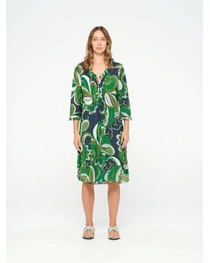 One Season Costa Nova Middy Poppy Dress - Green