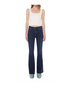 Mother Weekender Fray Jean - Blue