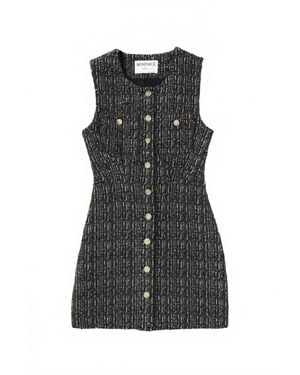 Berenice Ruanita Tweed Dress - Black