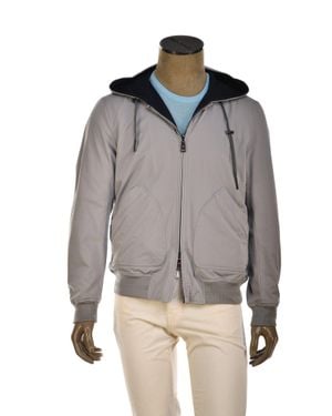 Kiton Kired Tinga Nylon Reversible Jacket - Gray