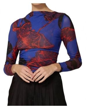 Cleobella Remy High Neck Top - Blue