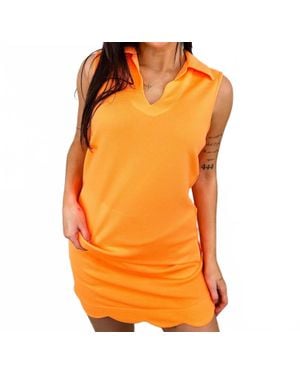 Jess Lea Sunshine Feels High-Rise Skort Set - Orange