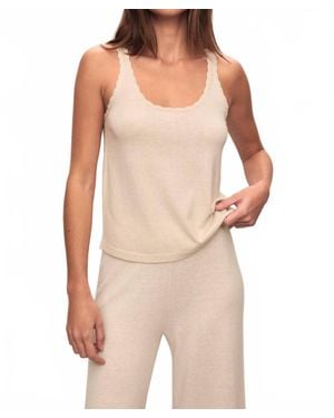 Eberjey Fine Gauge Sweater Tank - Natural
