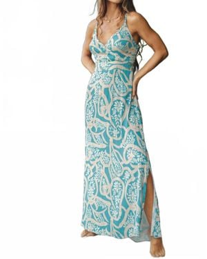 Z & L Europe Eden Maxi Dress - Blue
