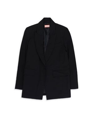 FUNG LAN AND CO. Peaked Lapel Blazer - Black