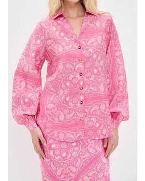 Never Fully Dressed Bandana Miley Shirt - Pink
