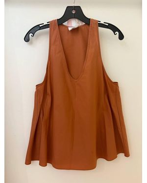 forte_forte Popline Top - Brown